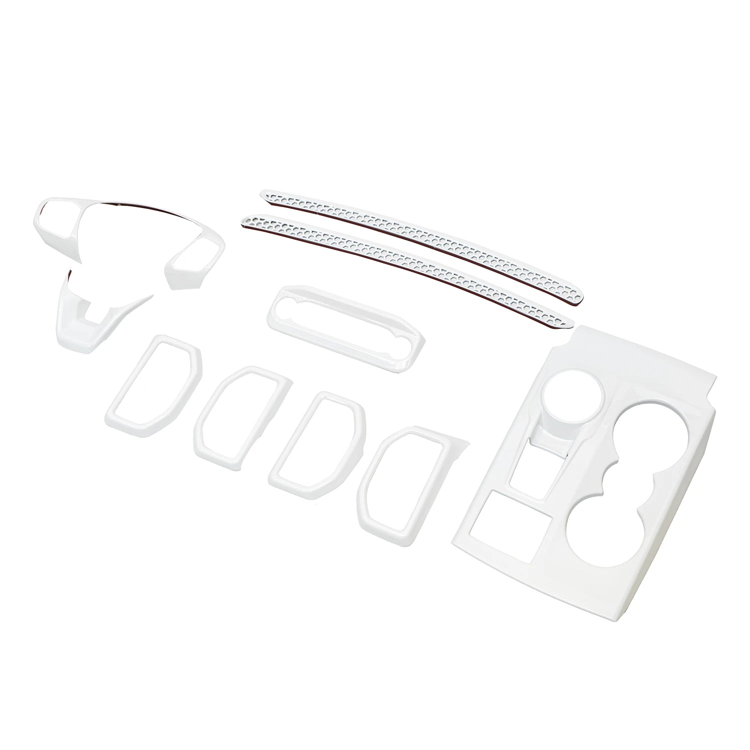 2021 Ford Bronco Sport Heritage Interior White Trim Kit 12 Pieces Vip Auto Accessories 3498