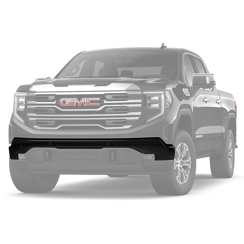 Chrome Front Upper Bumper Top Grille Molding Trim For 2022-2024 GMC Sierra 1500