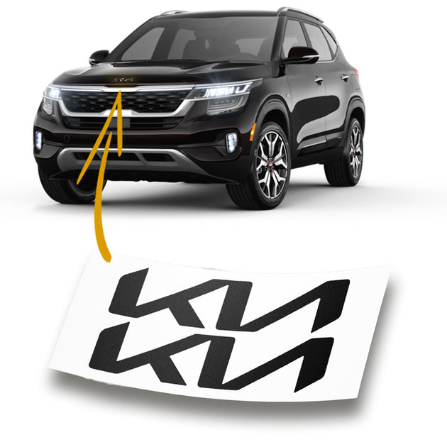 KIA New Logo LED 2-mode emblem (white/red) for Seltos 2019-2021