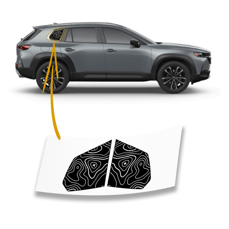 2023+ Mazda CX-50 Topographic Quarter Glass – VIP Auto Accessories