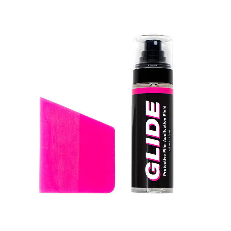 Pink PPF squeegee for paint protection film applications