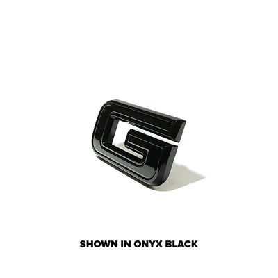 Body Color Chrome Delete 'GMC' Emblems | Fits 2025+ GMC Yukon