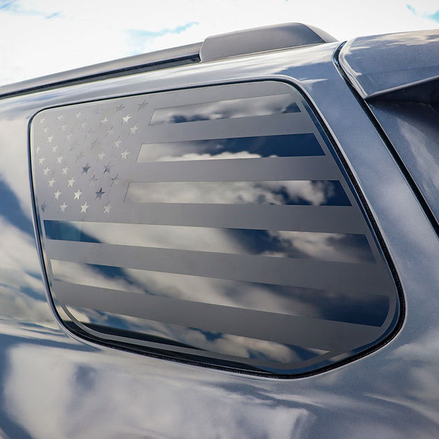 2009+ Toyota 4Runner Quarter Glass American Flag Decal – VIP Auto ...