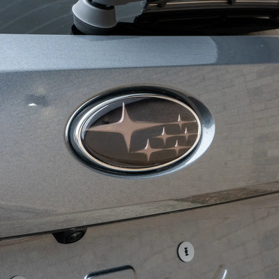 2024+ Subaru Crosstrek Smoked Tint Emblem Overlays