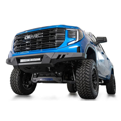 Addictive Desert Designs Black Label Front Bumper | Fits 2022+ GMC Sierra 1500