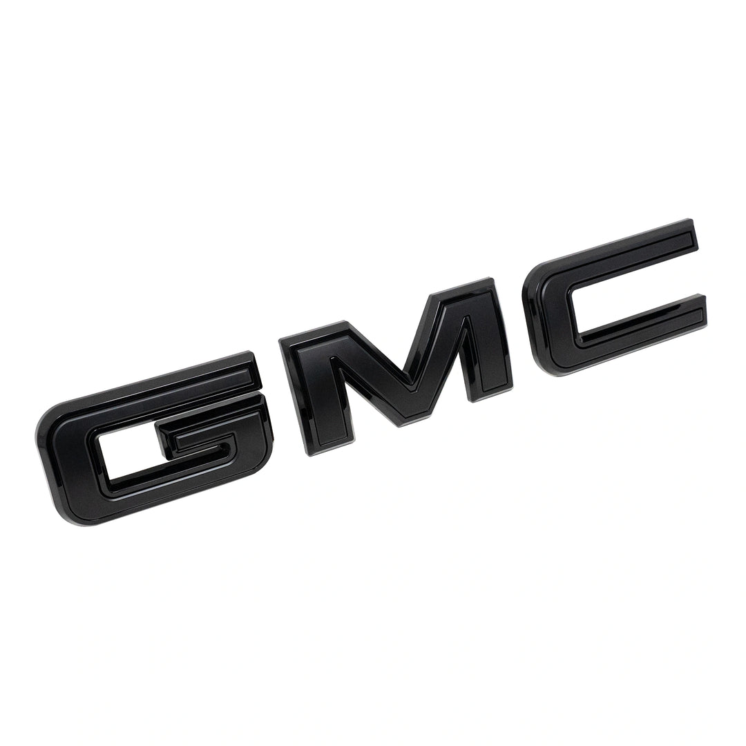Blackout 'GMC' Emblems | Fits 2025 GMC Yukon - VIP Auto Accessories Blackout 'GMC' Emblems | Fits 2025 GMC Yukon - VIP Auto Accessories