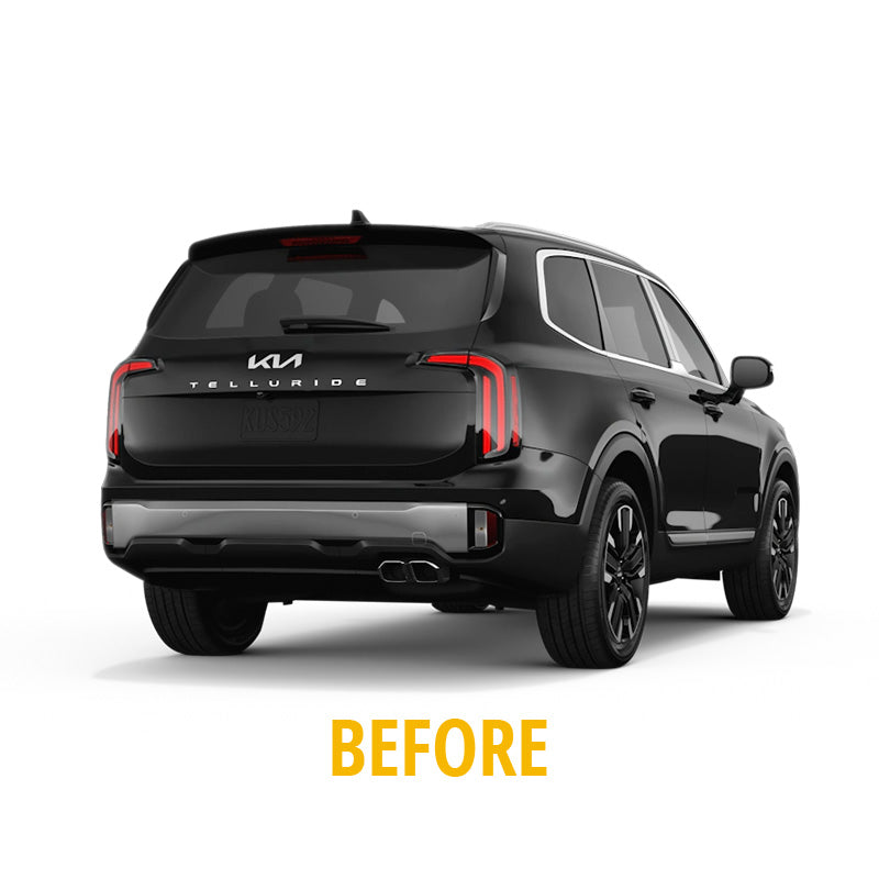 Blackout Rear Bumper Fits 2023 2026 Kia Telluride VIP Auto Accessories blackout-rear-bumper-fits-2023-2026-kia-telluride-vip-auto-accessories