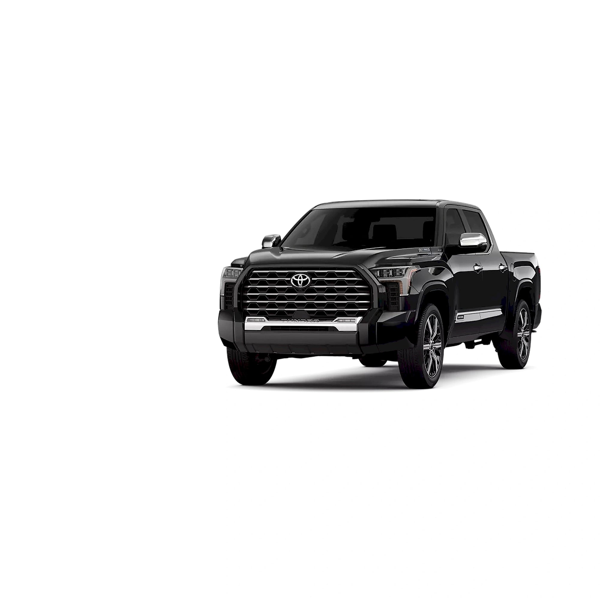 AM Autoparts Black Fog Light Bezel Set For 2014-2021 Toyota Tundra - Left & Right