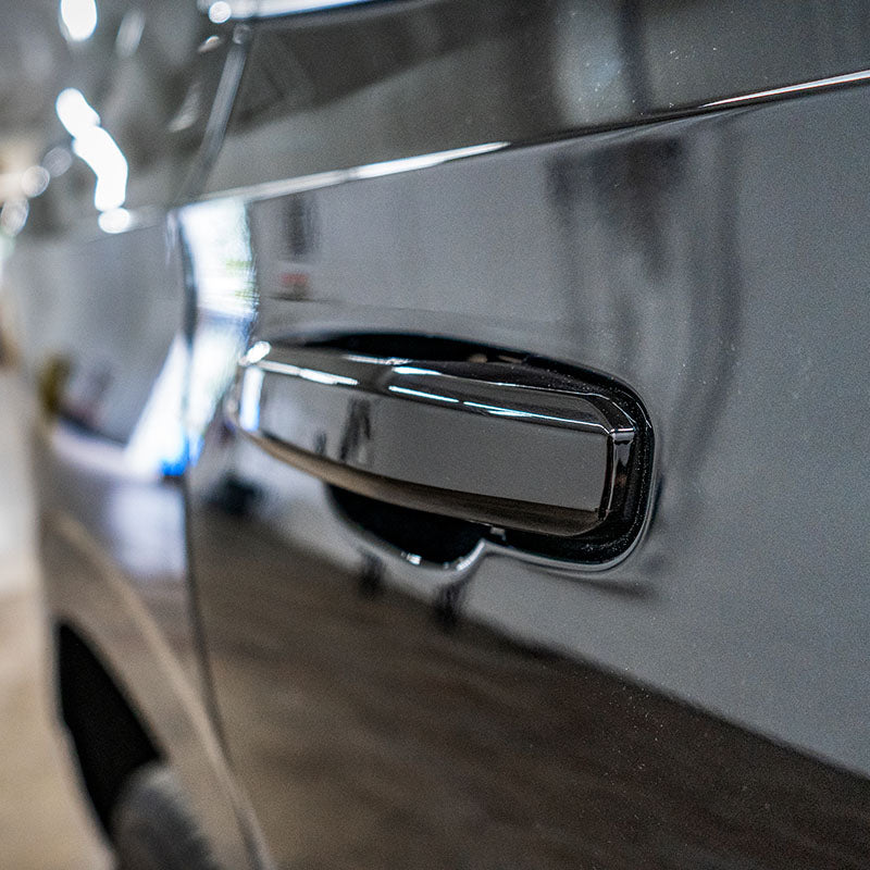 Glossy Black Door Handle Covers For 2019 Chevy Silverado GMC Sierra 1500 – With Smart Key Cutouts, 8pc EZ Motoring