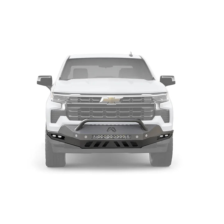 Fab Fours Vengeance Front Sensor Bumper w/ Pre-Runner Guard | Fits 2022+ Chevy Silverado 1500