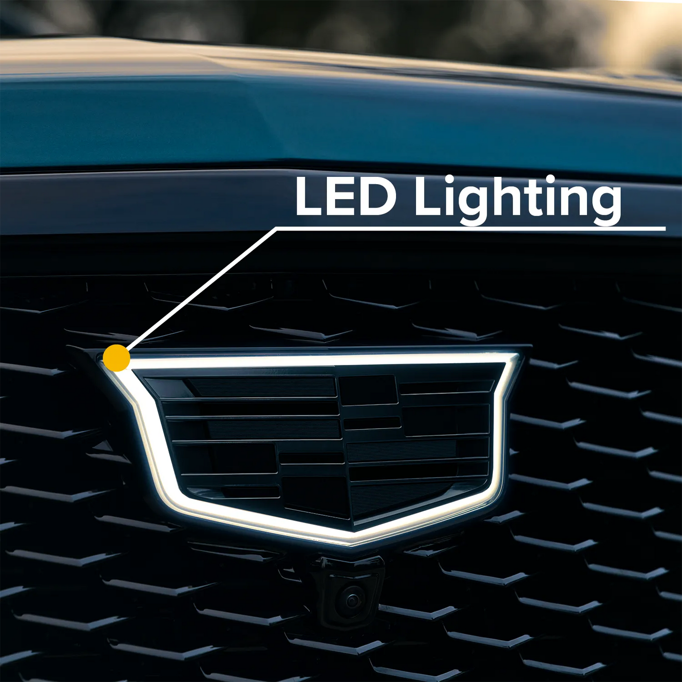 Emblem Set Blackout Illuminated Emblem Set | Fits 2025+ Cadillac Escalade – VIP ...