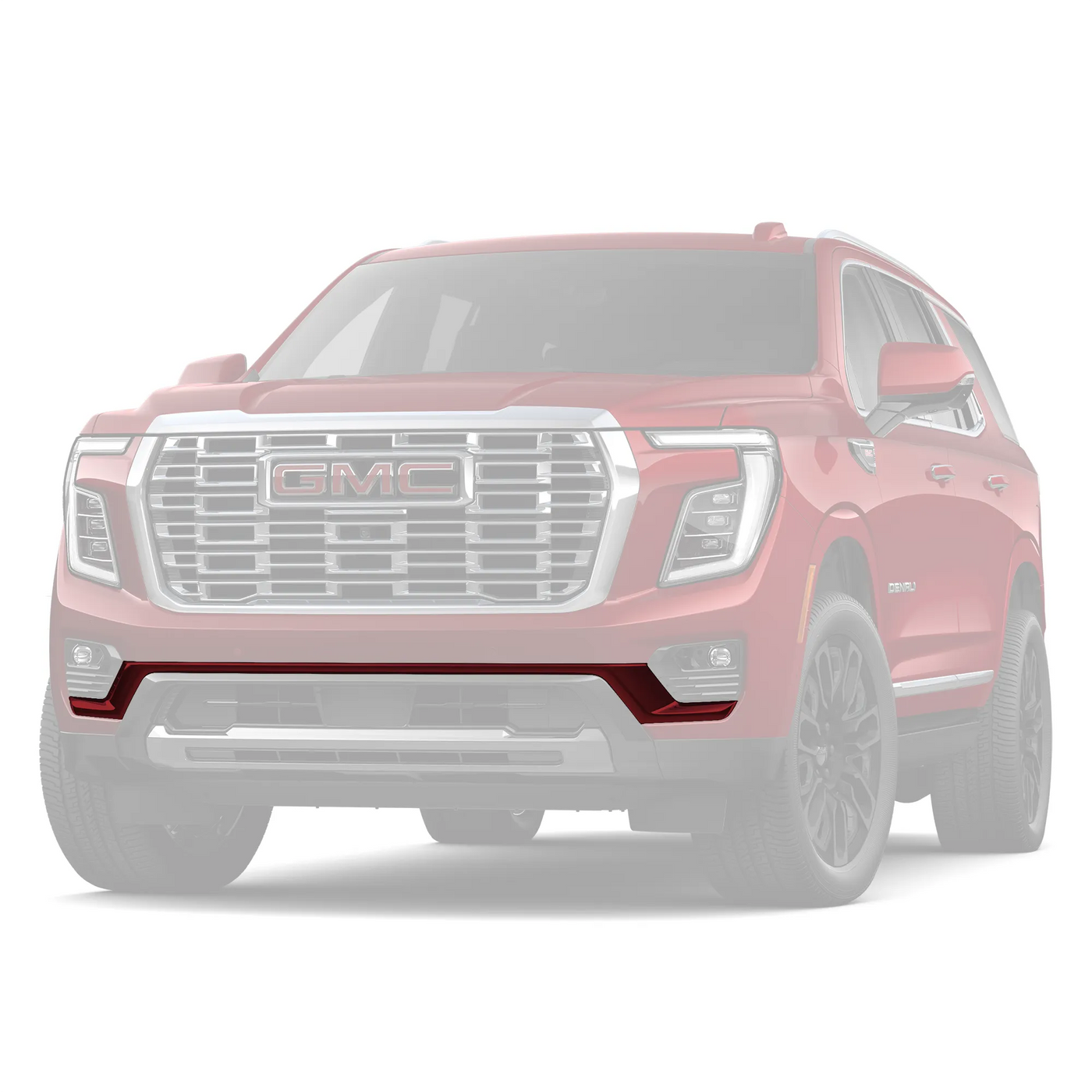 Body Color Chrome Delete Fog Bezel Molding | Fits 2025+ GMC Yukon
