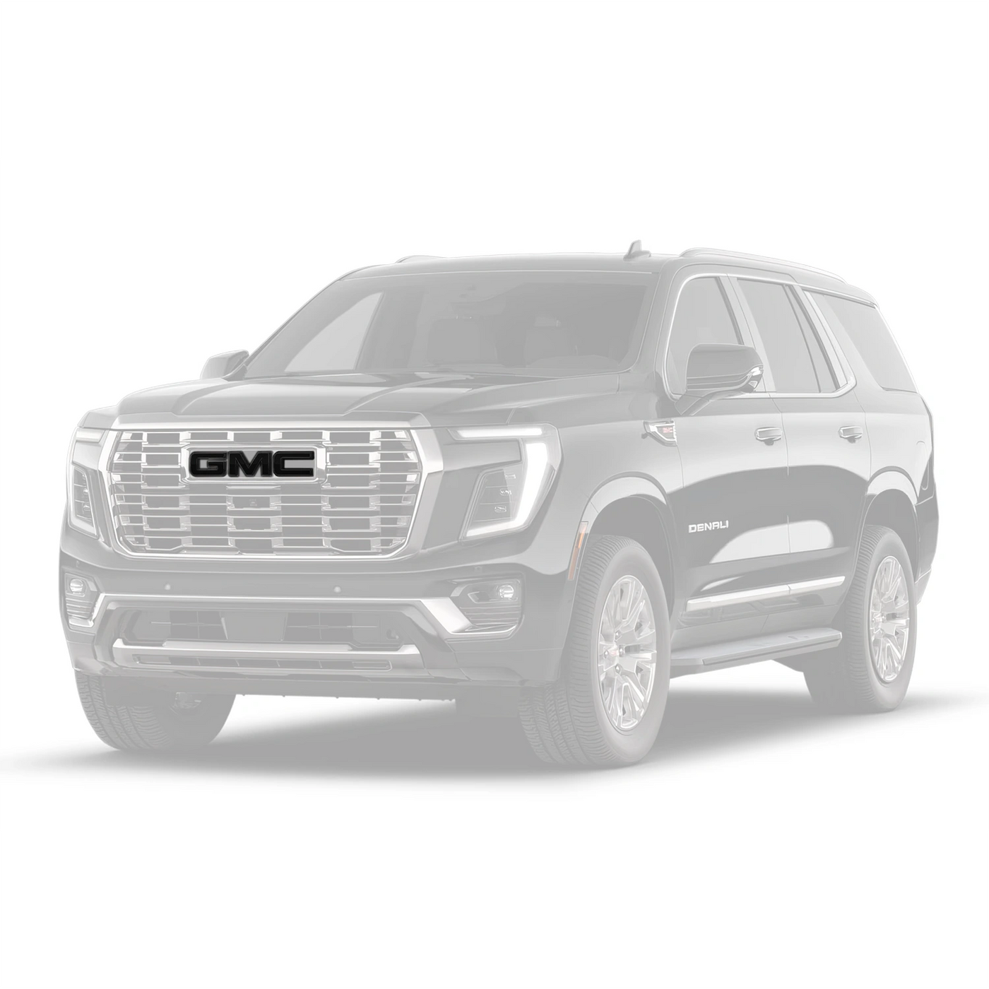 Matte Black 4x4 3D Emblem – Fits 2007-2025 Chevrolet GMC, Replaces OEM 22813983, 1-Piece