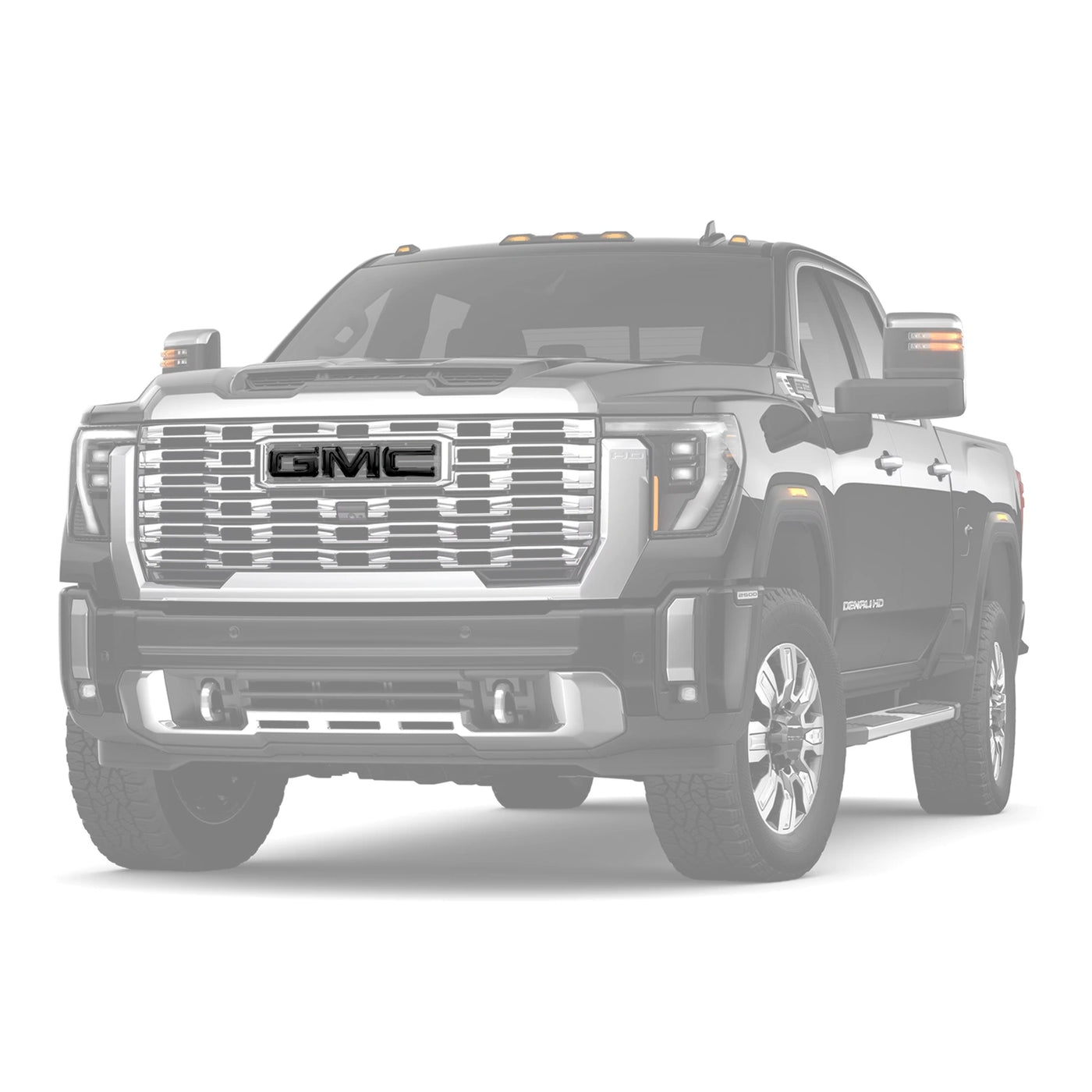 2024+ GMC Sierra HD 2500 Blackout 'GMC' Emblems