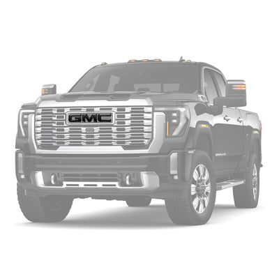 2024+ GMC Sierra HD 3500 Blackout 'GMC' Emblems