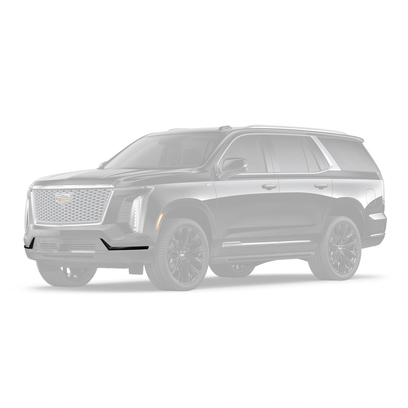 Blackout Front Bumper Molding | Fits 2025+ Cadillac Escalade