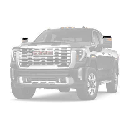 2024+ GMC Sierra HD 2500 Blackout Mirror Caps