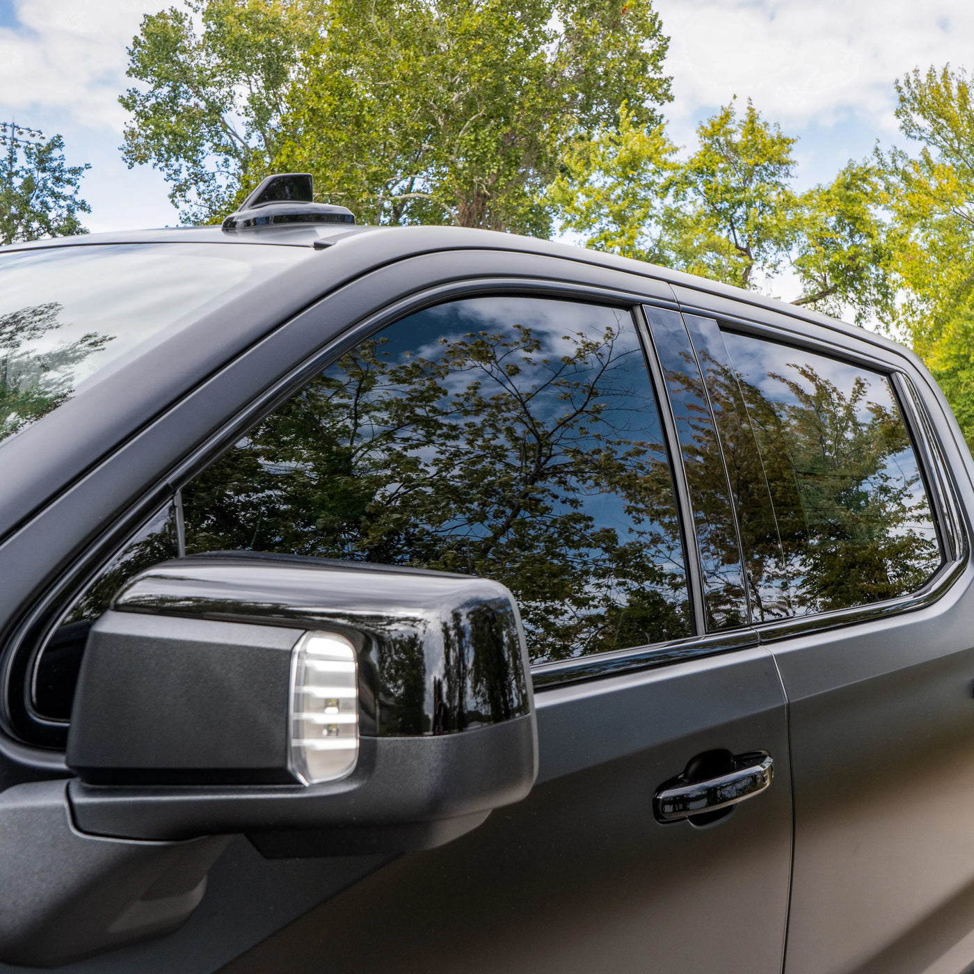 thumbnail interactive-video image 1 of Chrome Delete Blackout Window Trim Kit For 2019+ Silverado 1500 Crew Cab – Vinyl Overlay 1 of 4