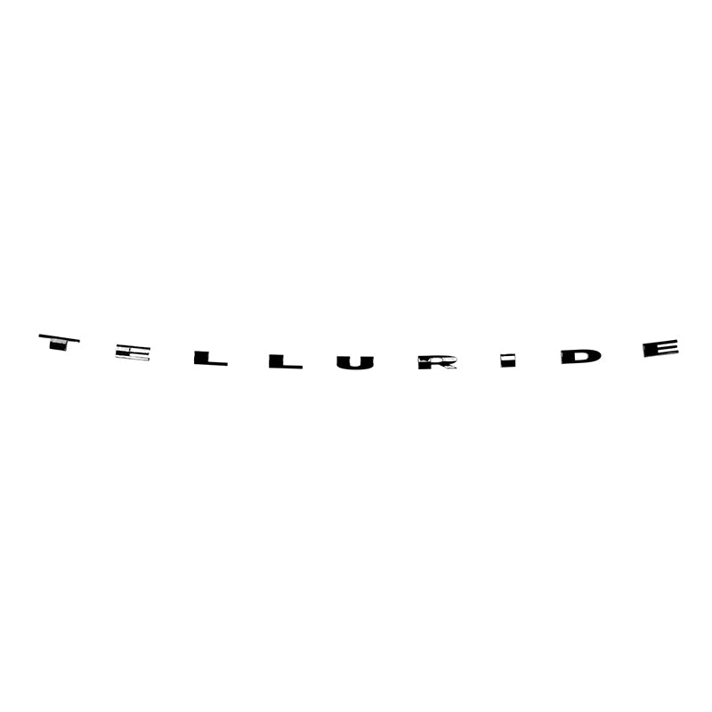 2020-2022 Kia Telluride 'Nightfall' Front Nameplate Blackout