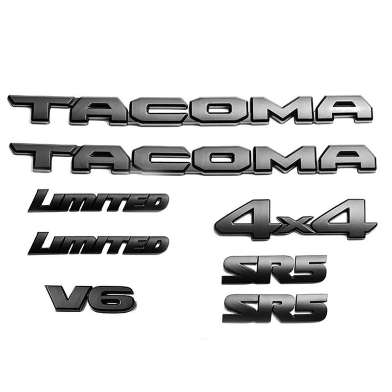 Toyota Tacoma Blackout Emblem Overlays
