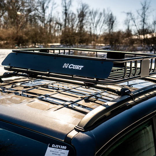 curt ルーフカーゴ Curt Universal 42-Inch Roof Basket – VIP Auto Accessories