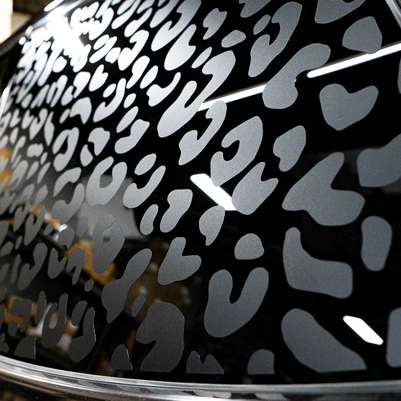 2020+ Kia Telluride Quarter Glass Cheetah Print Decal