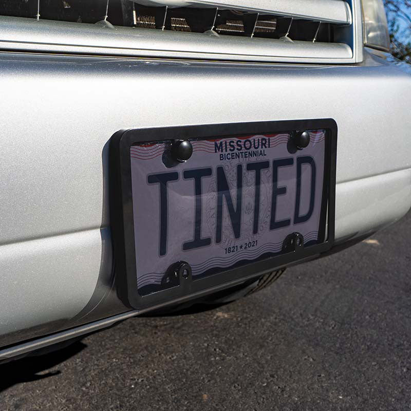 Set of Universal License Plate Covers with Frame – VIP Auto