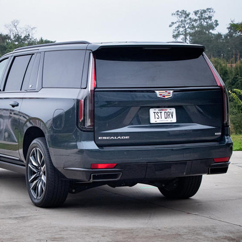 Escalade Split Rear 2021-2024 Cadillac Escalade Blackout Rear Bumper Trim – VIP Auto ...