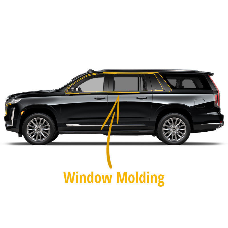 2021+ Cadillac Escalade Blackout Window Molding Kit