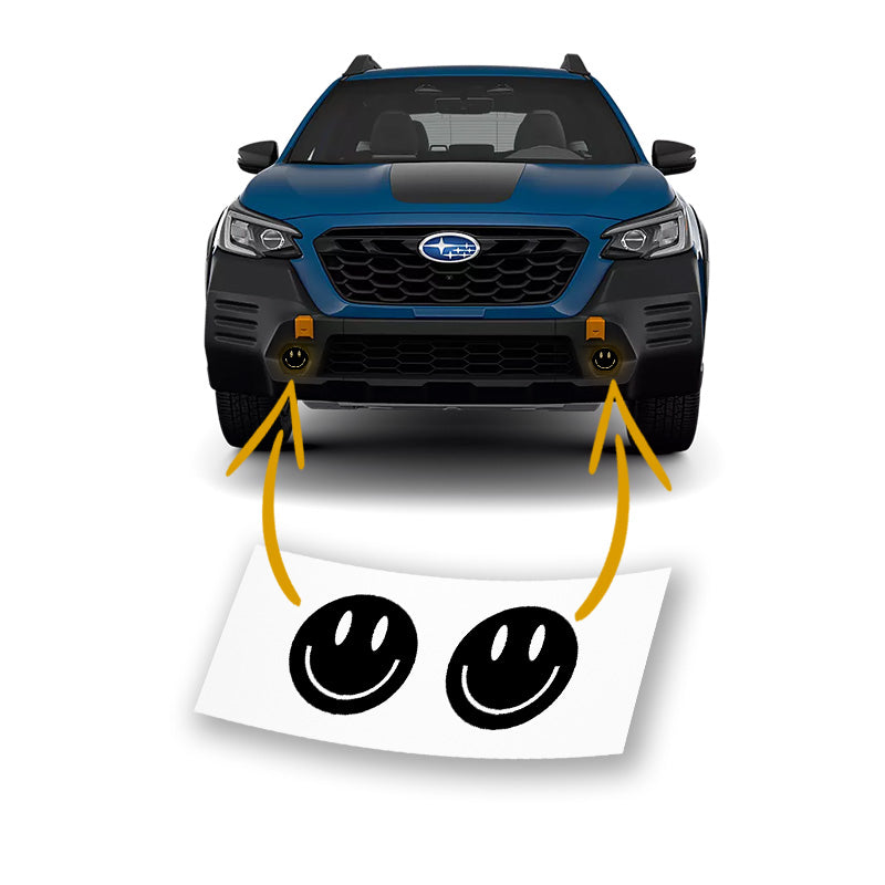 2022+ Subaru Outback Smiley Face Fog Lamp Overlays