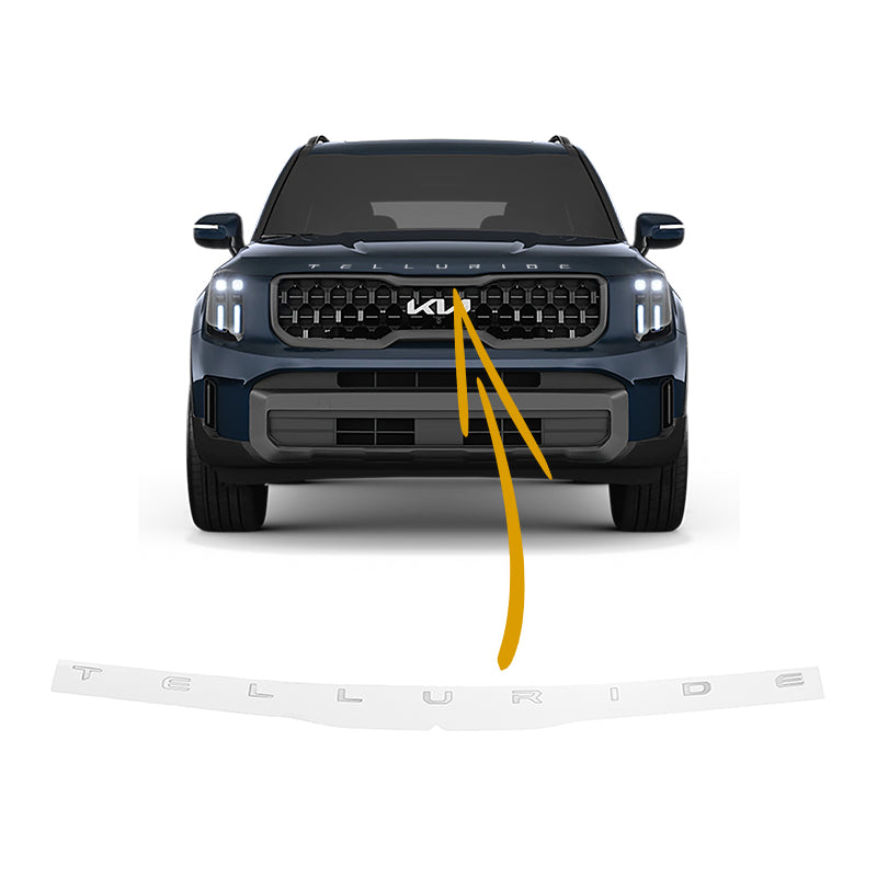 Front Nameplate Lettering | Fits 2023-2026 Kia Telluride – VIP Auto ...