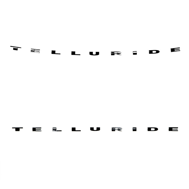 2020-2022 Kia Telluride 'Nightfall' Nameplate Blackout Set