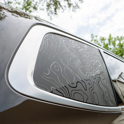 2020+ Kia Telluride Quarter Glass Topography Decal