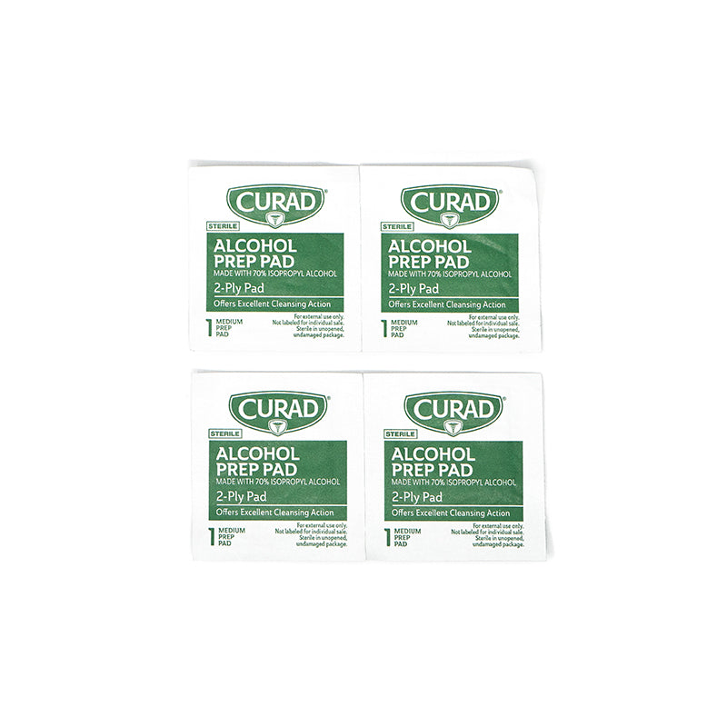 Alcohol Prep Pads (Set of 4)