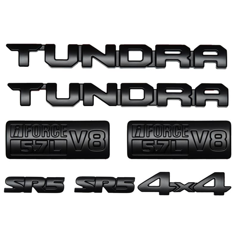 Toyota Tundra Blackout Emblem Overlays
