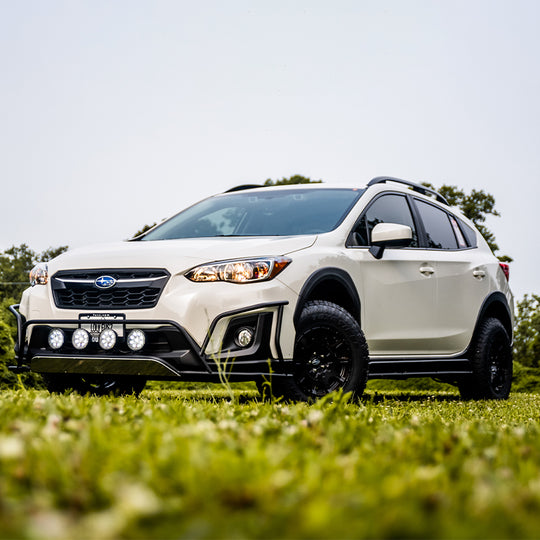 2018-2022 Subaru Crosstrek Black Powder Coated Rock Sliders – VIP
