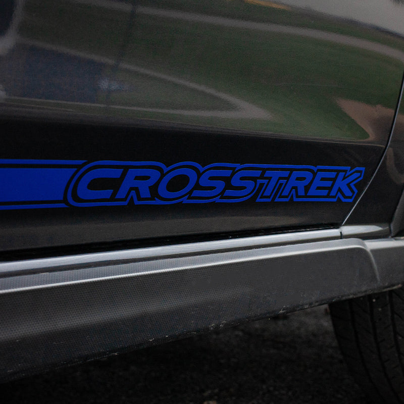 Subaru Crosstrek Rocker Panel Stripe, Matte Black
