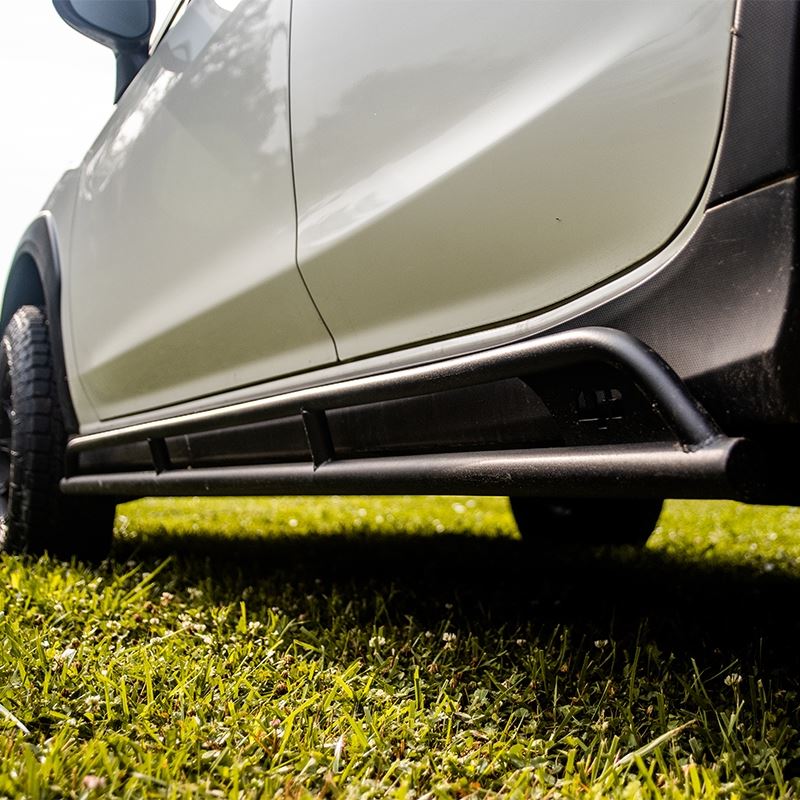 2018-2022 Subaru Crosstrek Black Powder Coated Rock Sliders – VIP