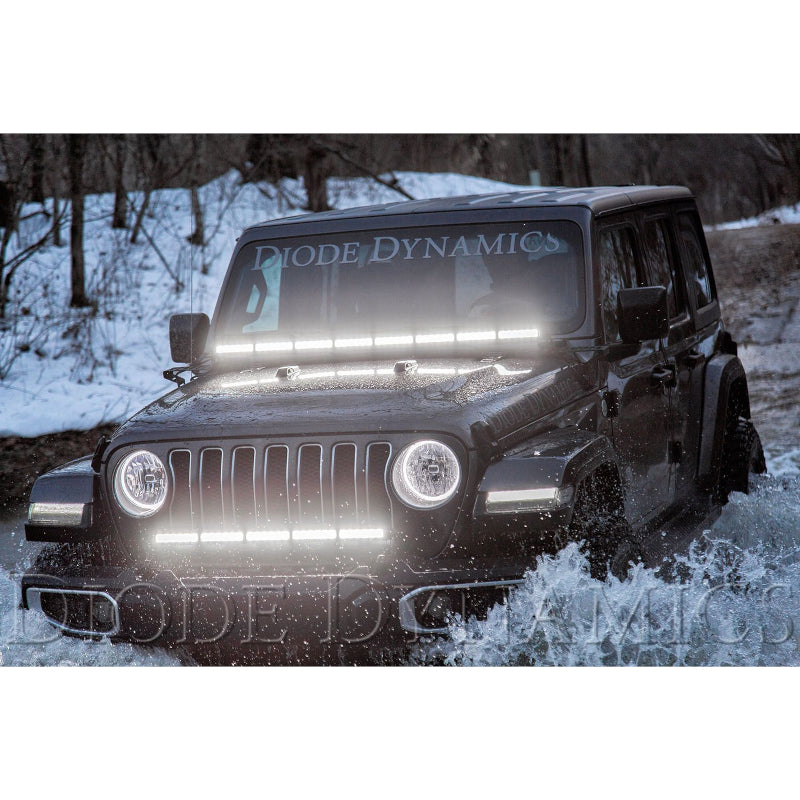 Bolt-On LED Light Bar Kit - Bumper Mount for Jeep Wrangler JL 2018+