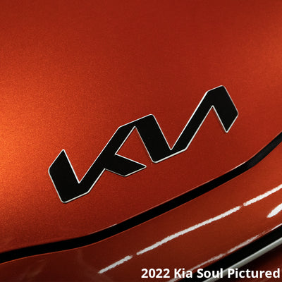 2022+ Kia K5 Emblem Overlays, Matte Black