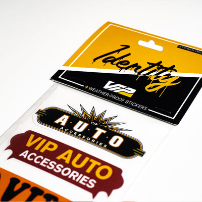 VIP Identity Sticker Pack #1 – VIP Auto Accessories
