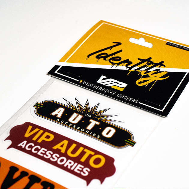 Vip Stiker VIP Identity Sticker Pack #1 – VIP Auto Accessories