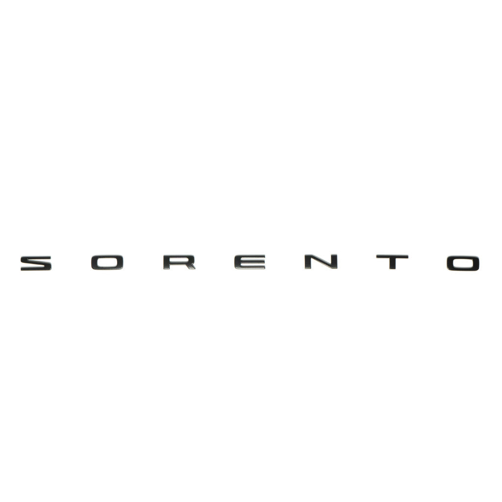2021-2022 Kia Sorento Black Rear Lettering